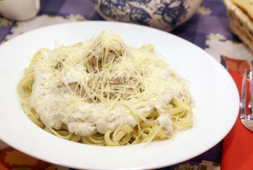 Спагетти с мясными шариками